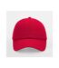 Casquette Adulte Unisexe Rouge Classique Beechfield-3