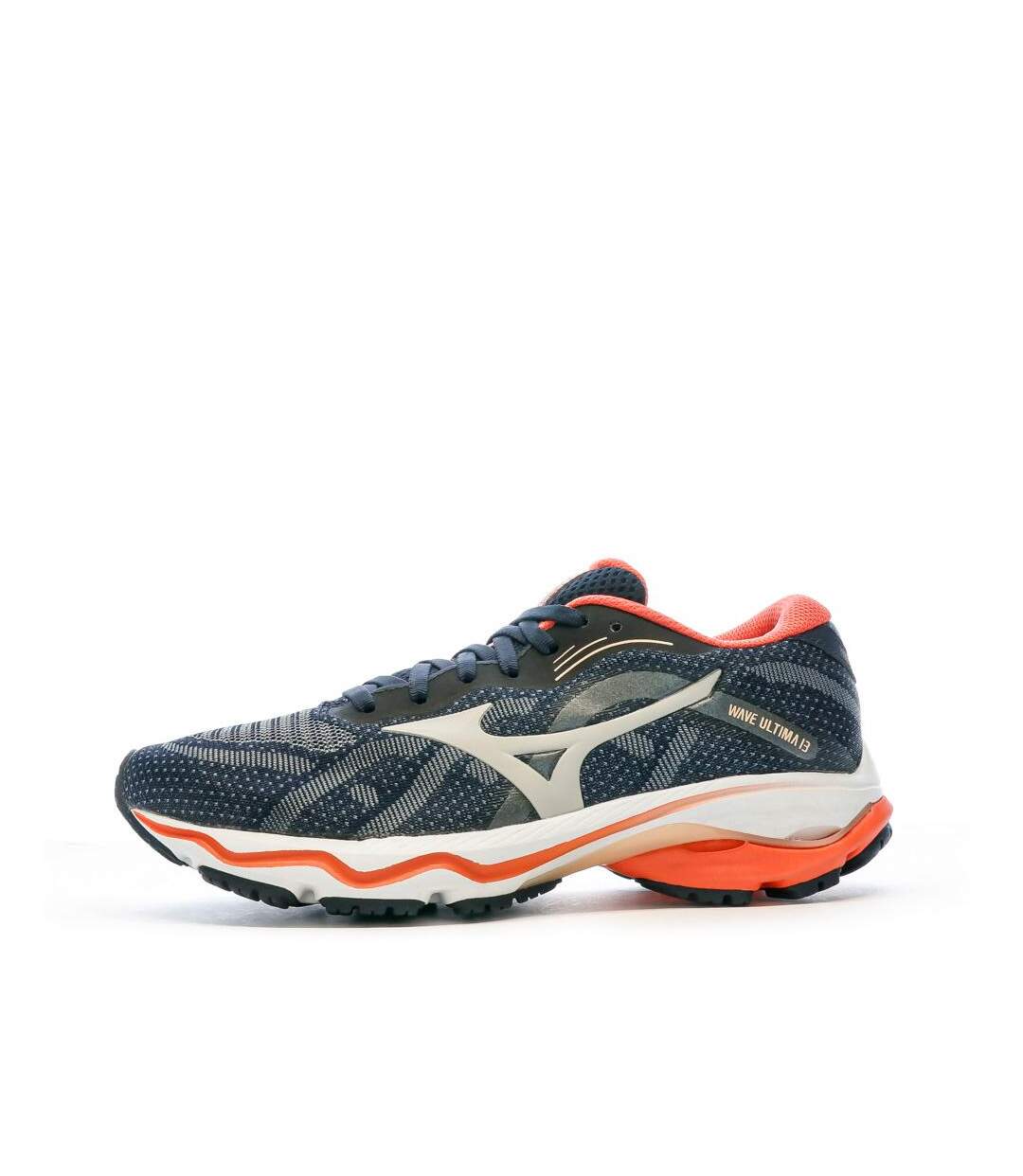 Chaussures de running noir/rouge femme mizuno wave ultima-1