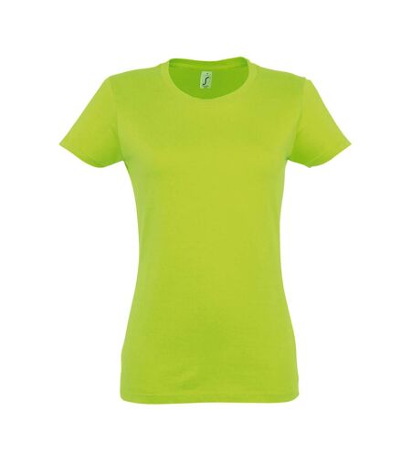 SOLS Womens/Ladies Imperial Heavy Short Sleeve T-Shirt (Apple Green) - UTPC291