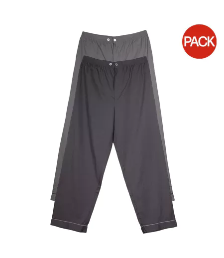 Bas De Pyjama Motif/style Tissé Homme Charbon Gris Keanu
