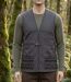 Gilet de Chasse LEDERTYS Spécial Munitions LY0204 – Cartouchière Haute Capacité, Carnier et Épaules Matelassées-4