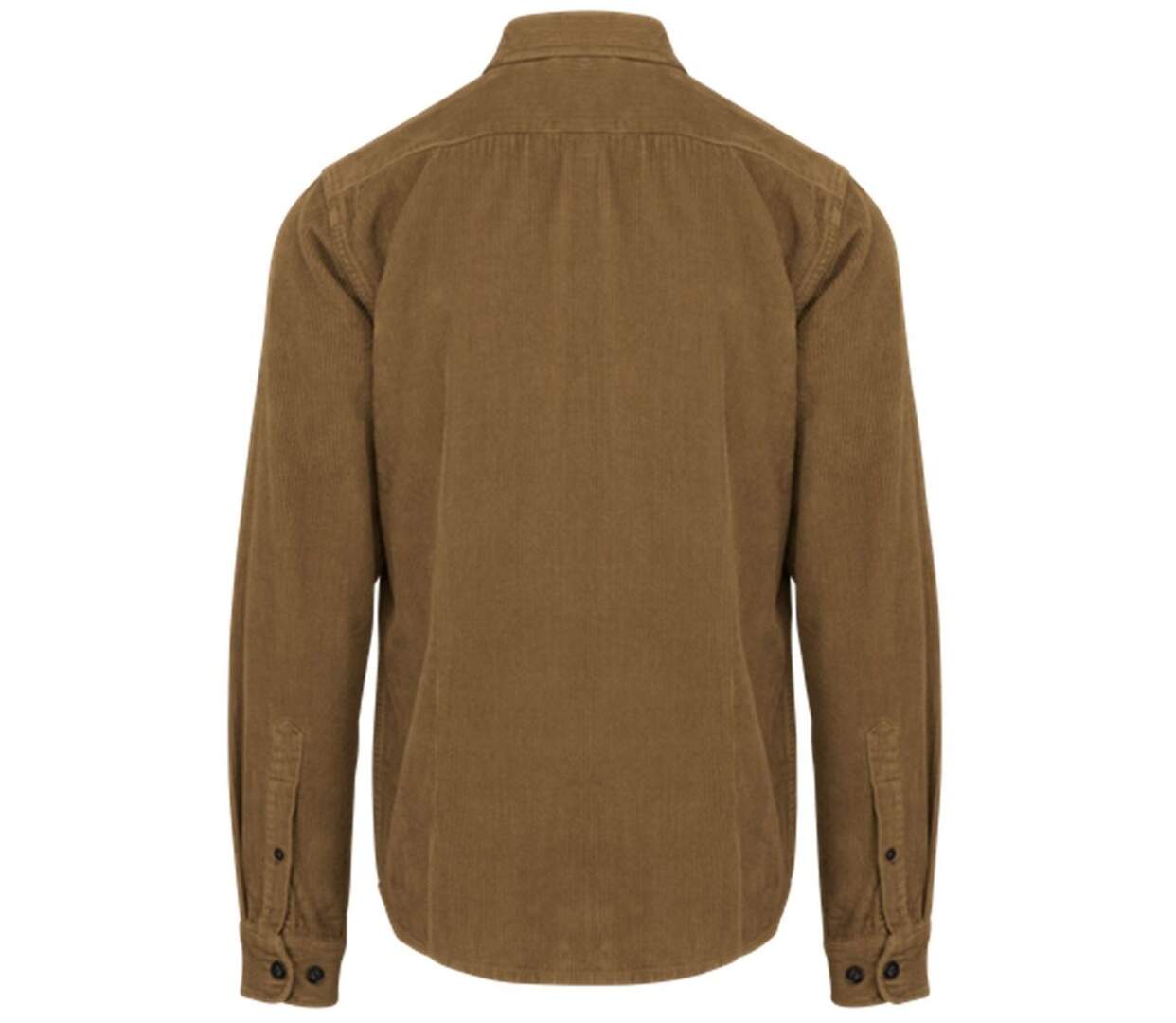 Surchemise en velours côtelé - Homme - PATS519 - marron sugar-3
