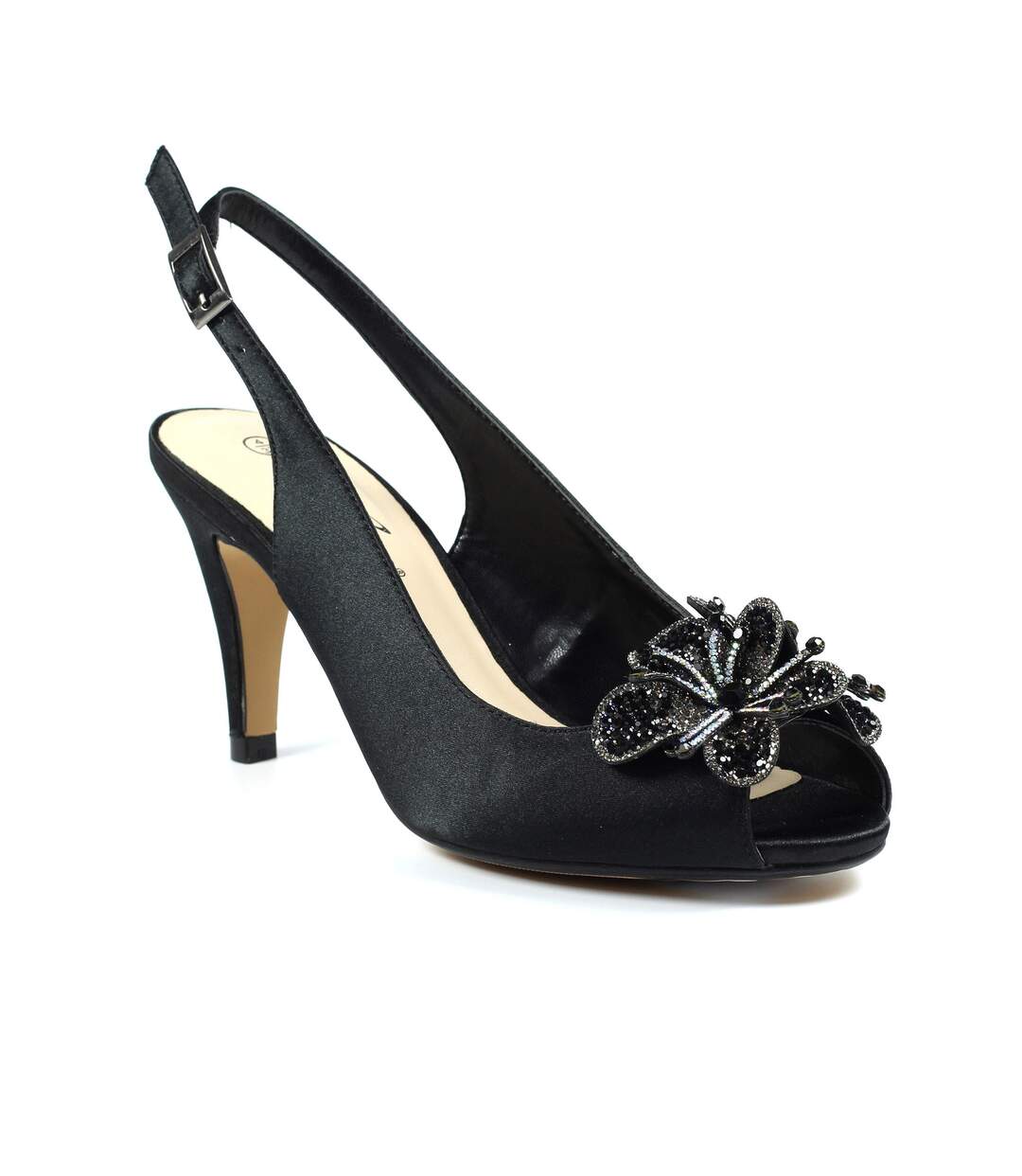 Escarpins ankara femme noir Lunar-1