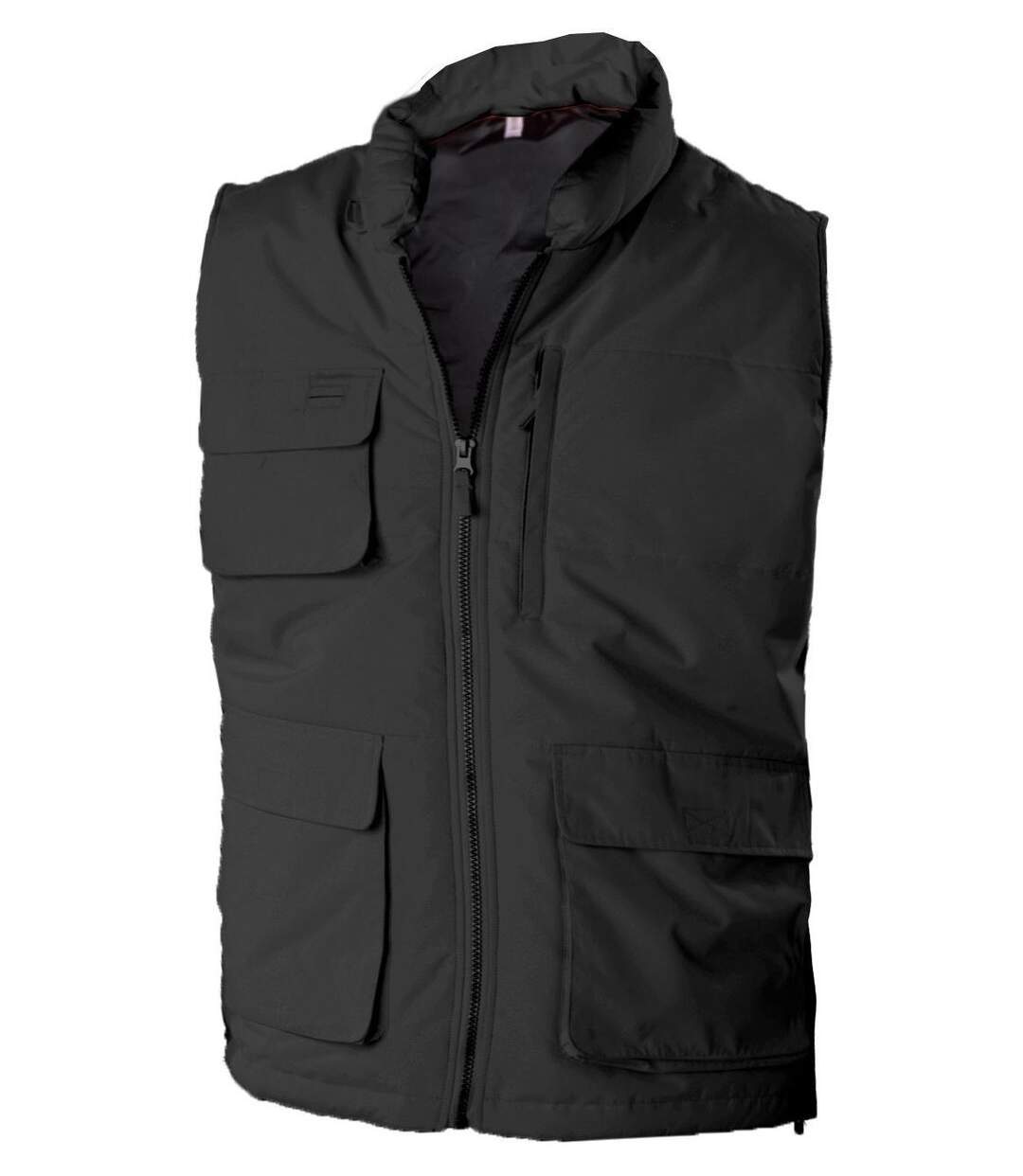 Veste sans manches bodywarmer matelassé - WK615 - gris foncé-1