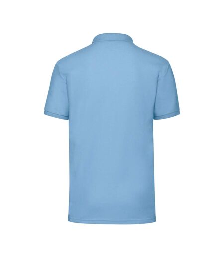 Polo 65/35 Homme Bleu Ciel Fruit Of The Loom