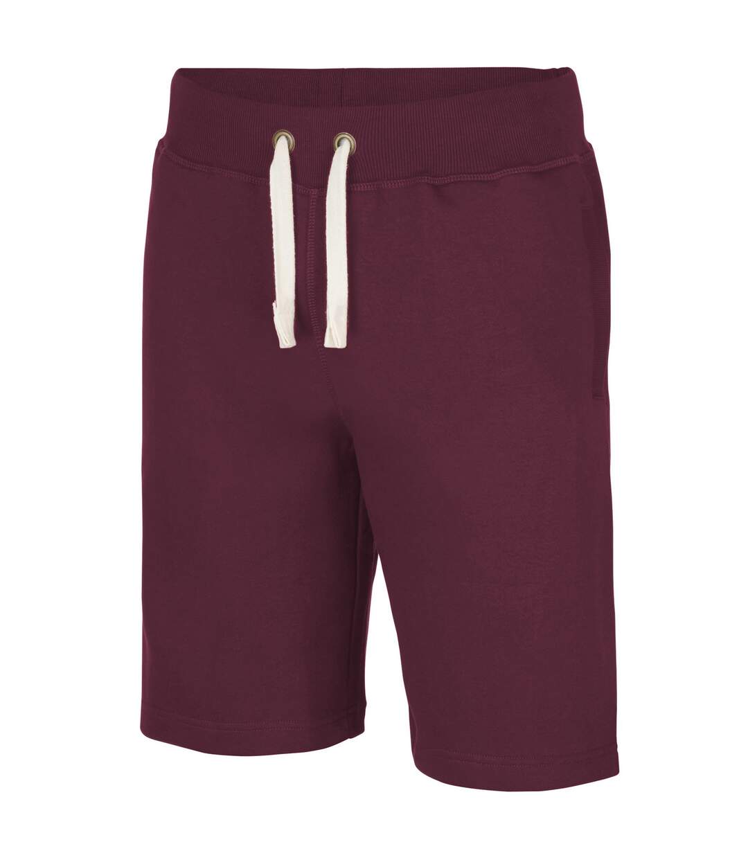 AWDis Hoods Plain Heavyweight Campus Shorts (Burgundy)