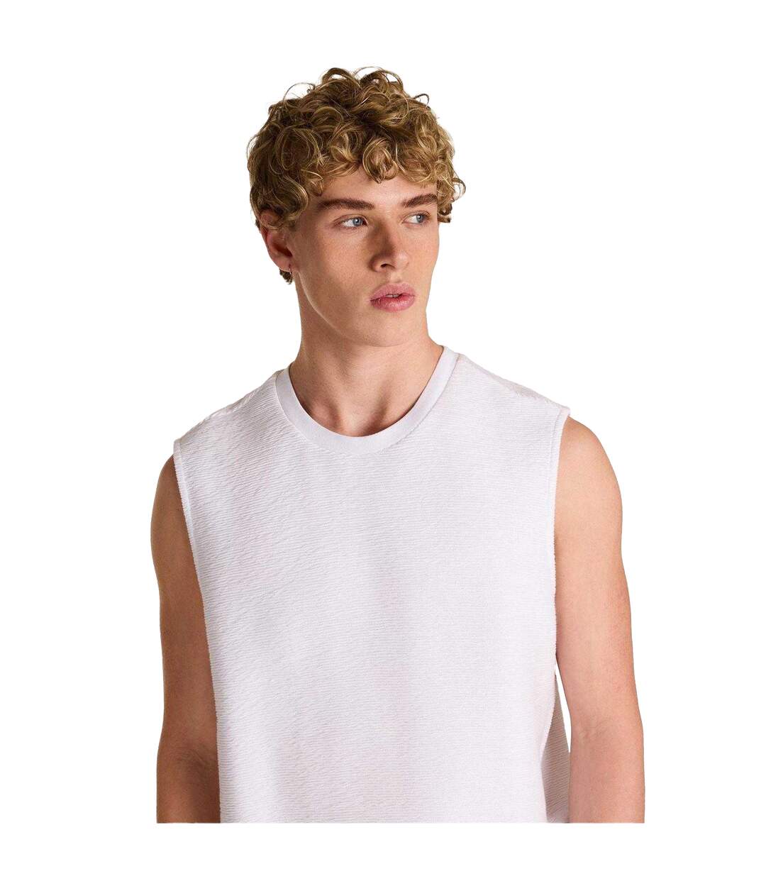 Débardeur Homme Blanc Prevu-4