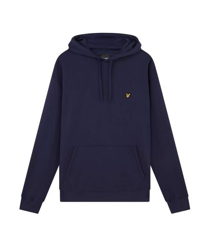 Mens plus pullover hoodie navy Lyle & Scott