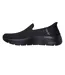 Womens/ladies Go Walk Mesh Slip-on Trainers Black Skechers-2