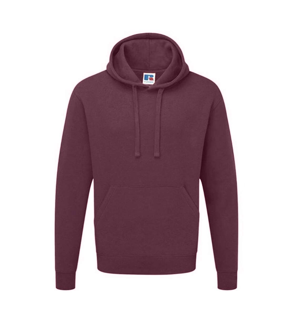 Russell Colour Mens Hooded Sweatshirt / Hoodie (Burgundy) - UTBC568