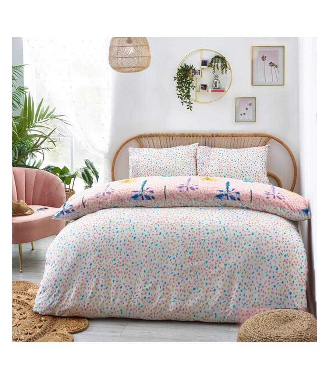 Palmtropolis duvet cover set pink Style Lab-2