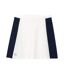 Womens/ladies Colour Block Pique Mini Skirt White Navy Lacoste-2
