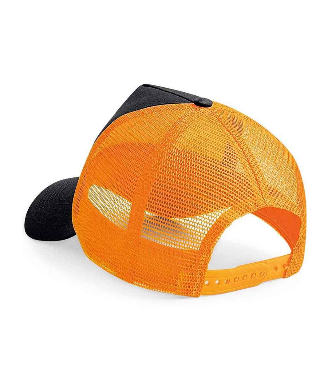 Casquette Trucker Adulte Noir Orange Beechfield-2