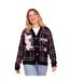 Unisex Adult In Love Checked 80th Cardigan Black Moomin-1