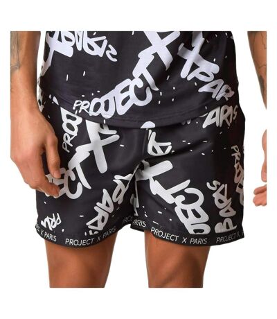 Short De Bain Noir Homme Project X Paris  Short All Overt - XL