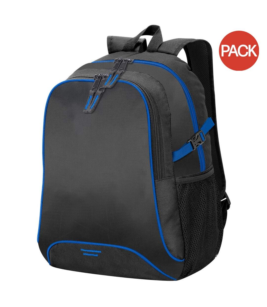 Shugon Osaka Basic Backpack / Rucksack Bag (30 Liter) (Pack of 2) (Black/Blue) (One Size) - UTBC4179