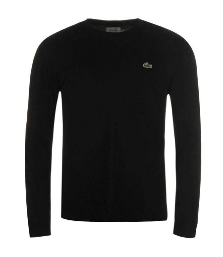 T-shirt Manches Longues Homme Noir Lacoste