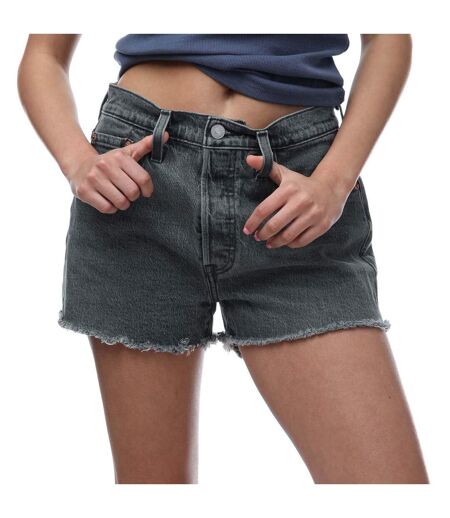 Womens/ladies 501 original shorts black Levis