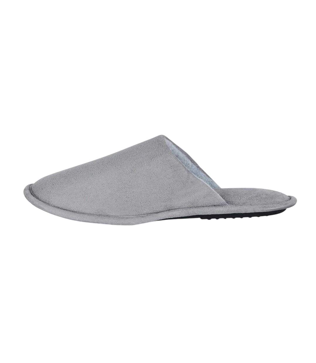 Mens Cullinan Flat Mule Slippers Grey Farah-2