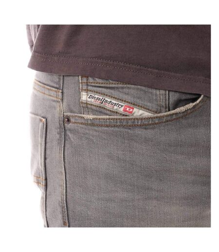 Jean straight gris homme diesel safado 00s0ps