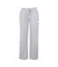 Womens/ladies Cotton Logo Standard Joggers Grey Pretty Boy Ugly World-1