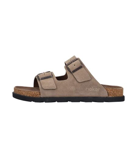 Mules Plate Cuir Rieker Bendigo