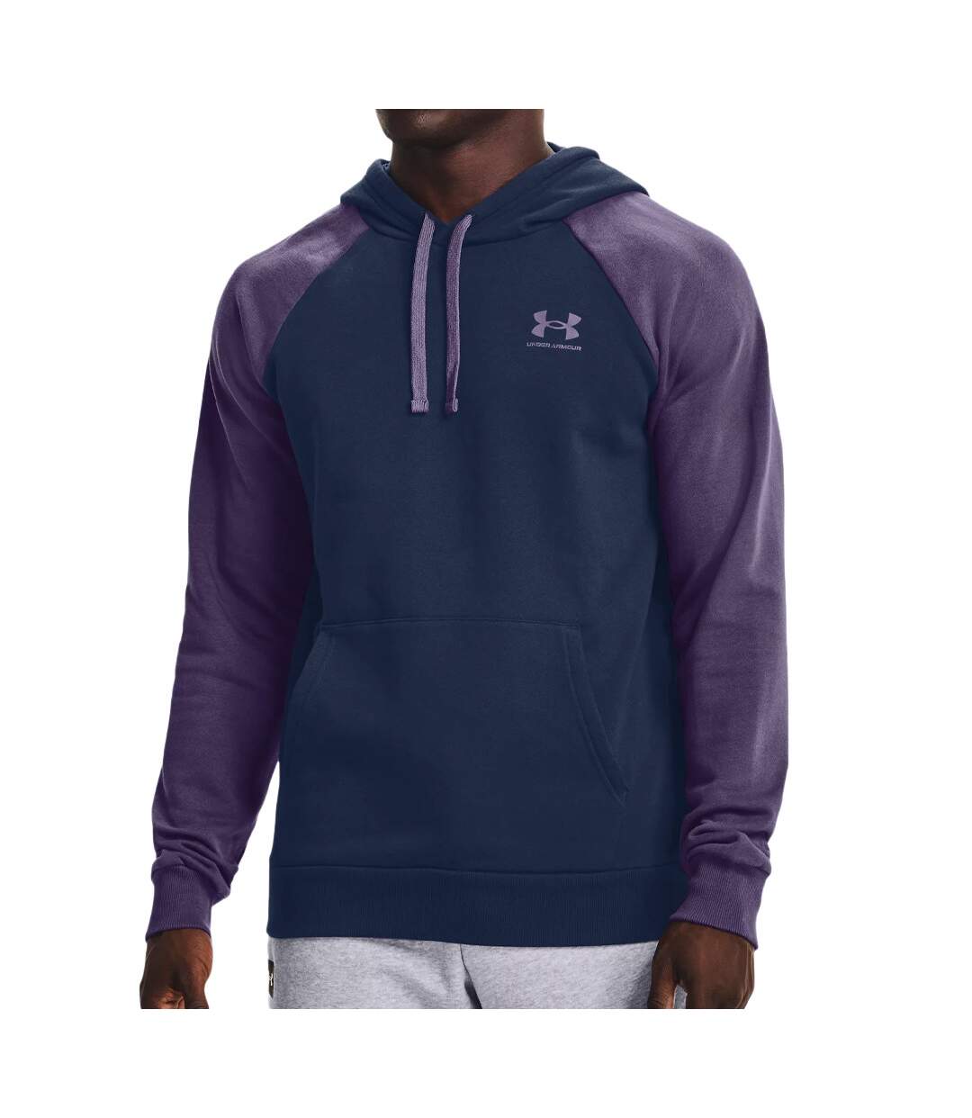 Sweat Marine Homme Under Armour Rival Flc Colorblock