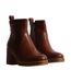 Bottines à Talon Cuir The Divine Factory Alénoa-3