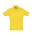 SOLS Mens Summer II Pique Short Sleeve Polo Shirt (Gold)
