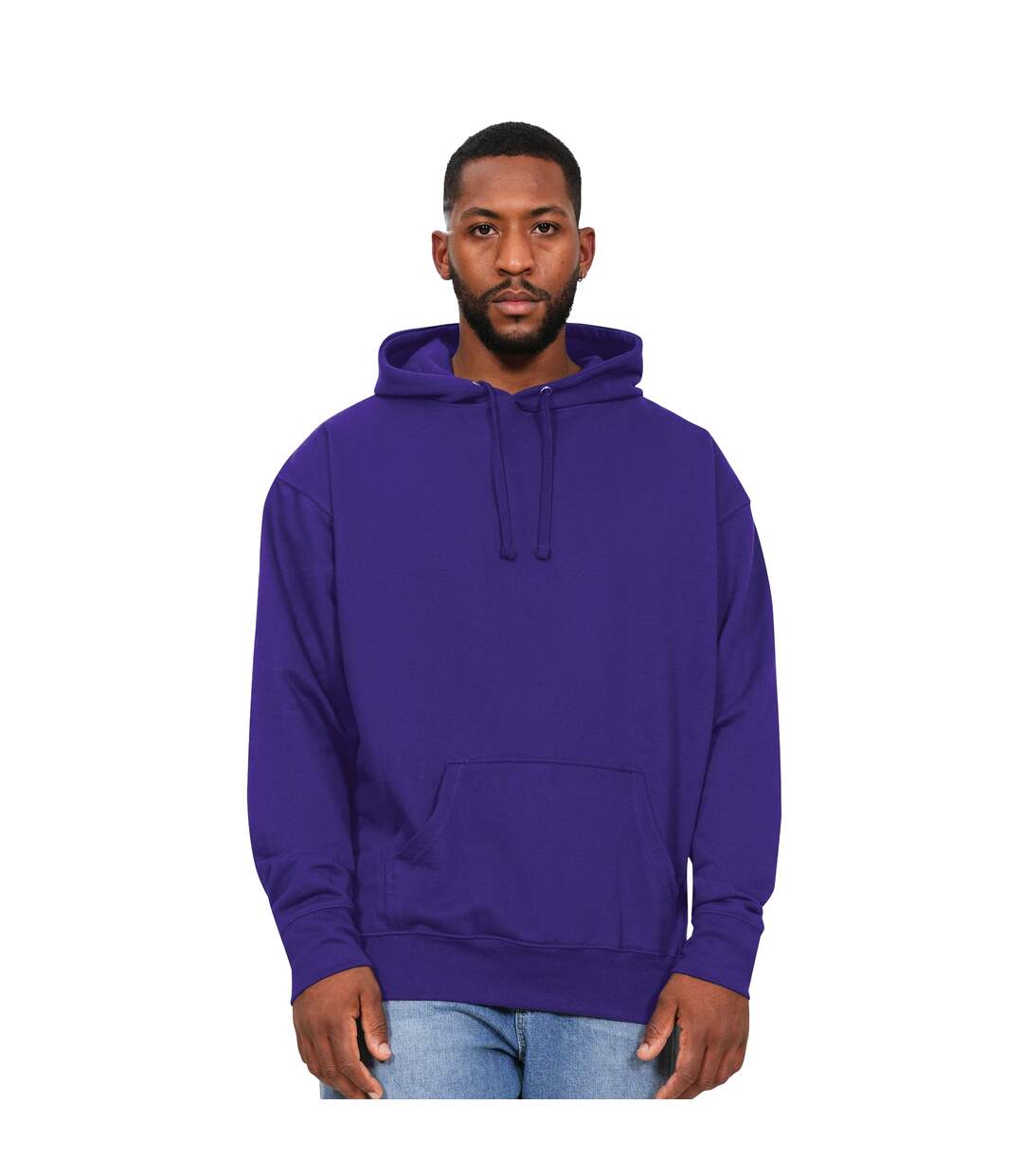 Sweat à capuche homme violet Casual Classics-1