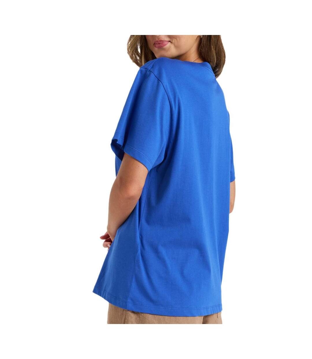 T-Shirt bleu femme roxy hangloose-2