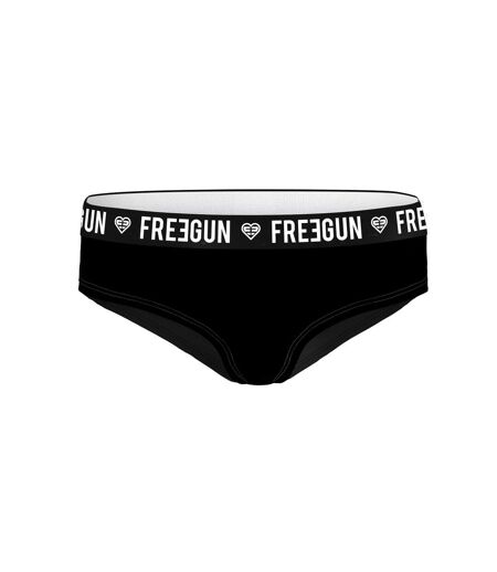 Lot de 4 culottes femme Street Art Uni Freegun