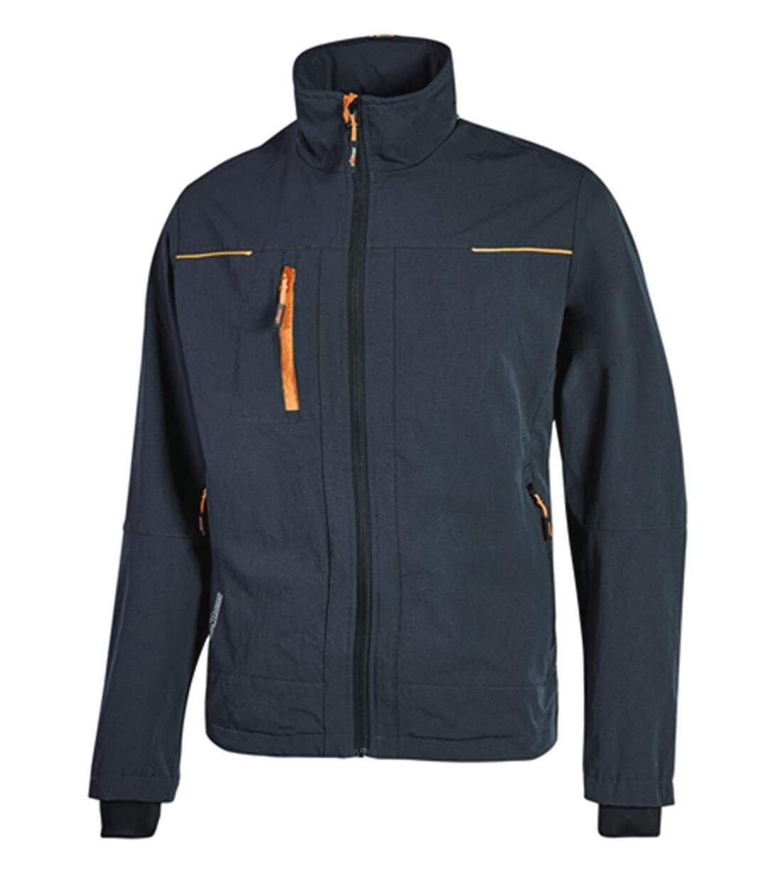 Veste manches longues - Hemme - UPPE178 - bleu deep et orange-1