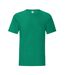 T-shirt Iconic Homme Vert Chiné Fruit Of The Loom-1