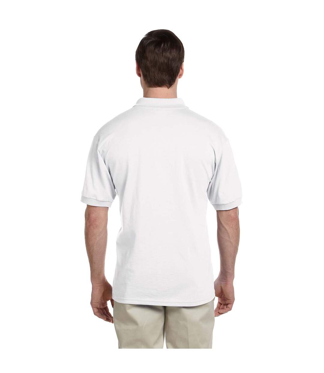 Polo à manches courtes homme blanc Tri Dri-4