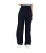 Womens/ladies panelled straight leg trousers navy Dorothy Perkins