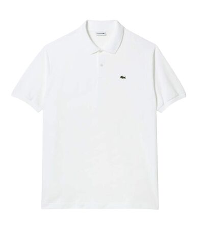 Mens Tall Polo Shirt White Lacoste