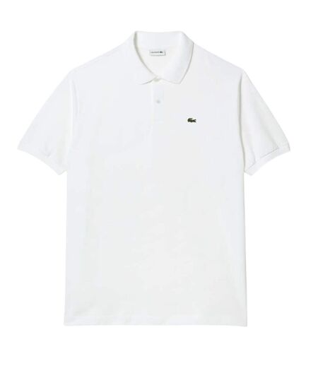 Mens Tall Polo Shirt White Lacoste