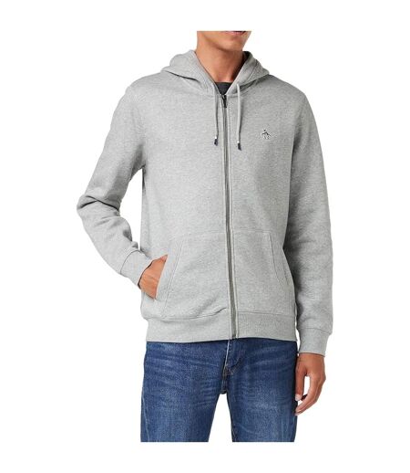 Mens Pete Regular Hoodie Heather Grey Original Penguin