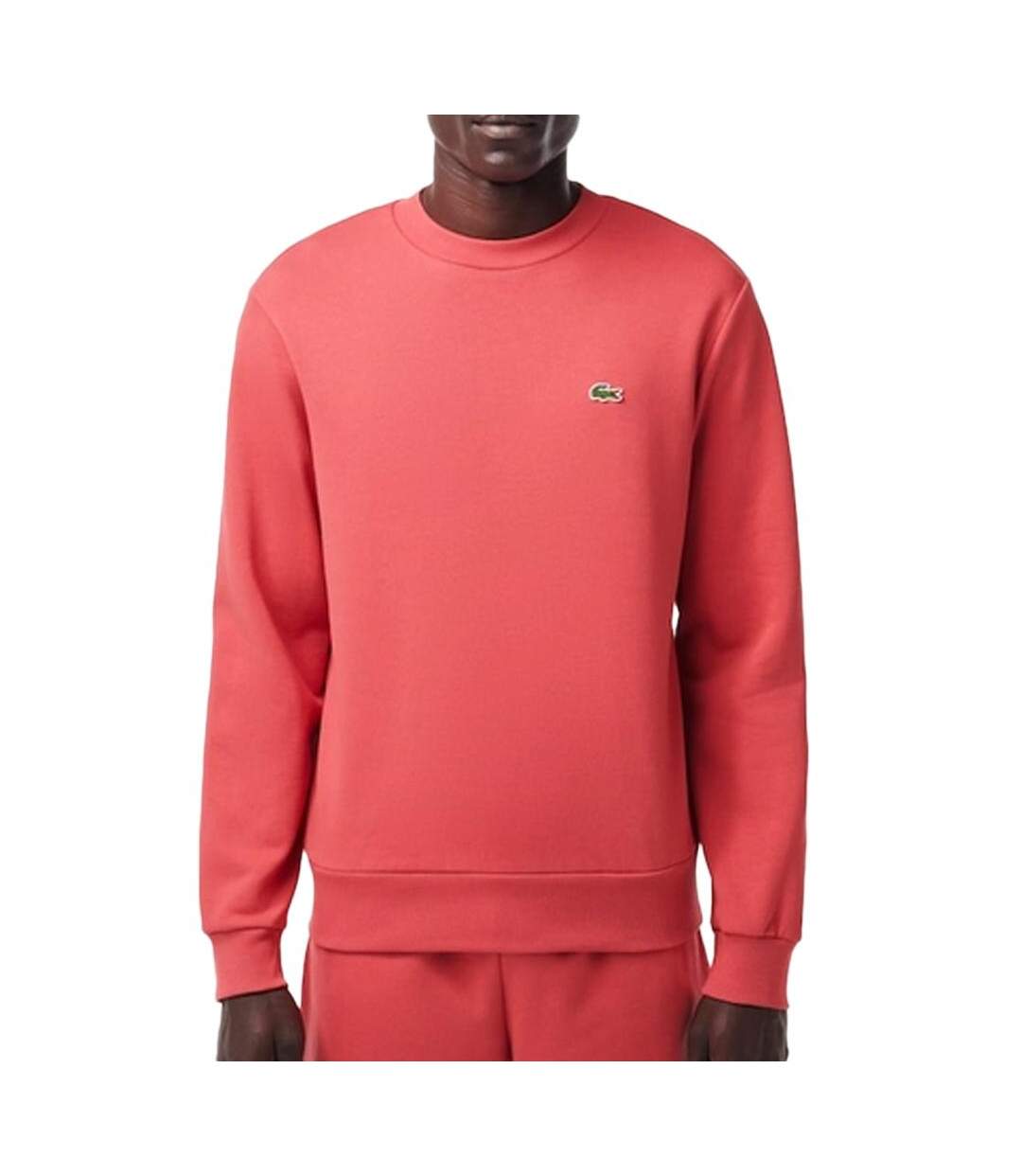 Sweat rose homme lacoste sh9608 - m-1