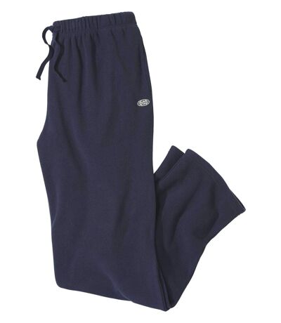 Men's Navy Microfleece Joggers