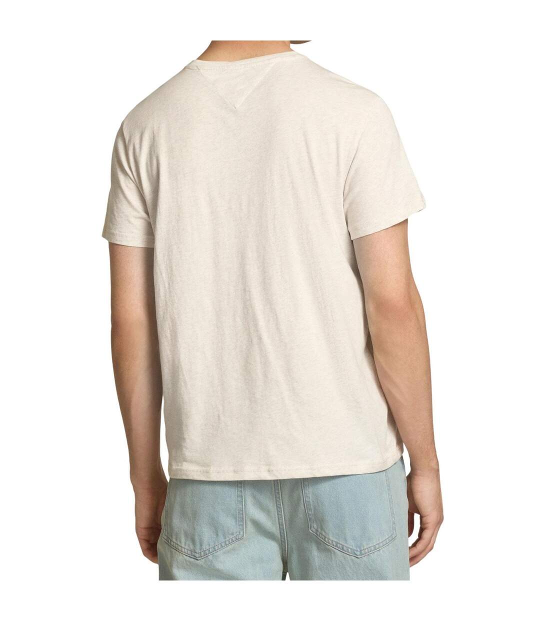 T-shirt Uni Pour Hommes Paquet De 5 Écru Tommy Hilfiger-2