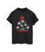 Disney Womens/Ladies Mickey Mouse And Friends Christmas Tree Cotton Boyfriend T-Shirt (Noir) - UTBI39314-1