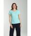 Tee Shirt Col Rond Manches Courtes Femme Marine Cabage() | Gerard Pasquier Avec Col Rond | Gerard Pa-1