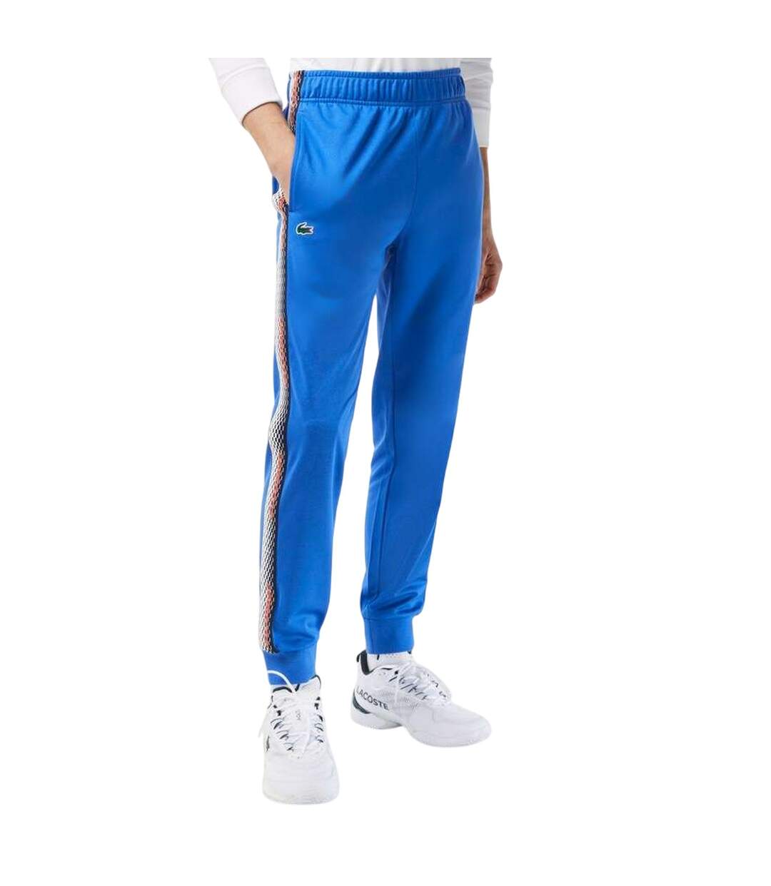 Pantalon De Survêtement Tennis Motif/style Logo Homme Bleu Lacoste-4