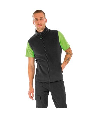 Mens Polarthermic Fleece Body Warmer Black Result Genuine Recycled