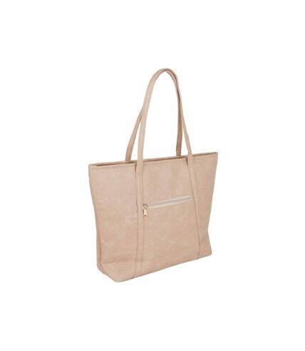 Womens/ladies tam woven tote bag one size blush Dorothy Perkins