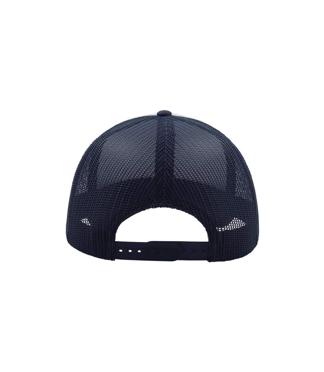 Casquette Style Trucker Rapper Mixte Bleu Marine Blanc Atlantis-2