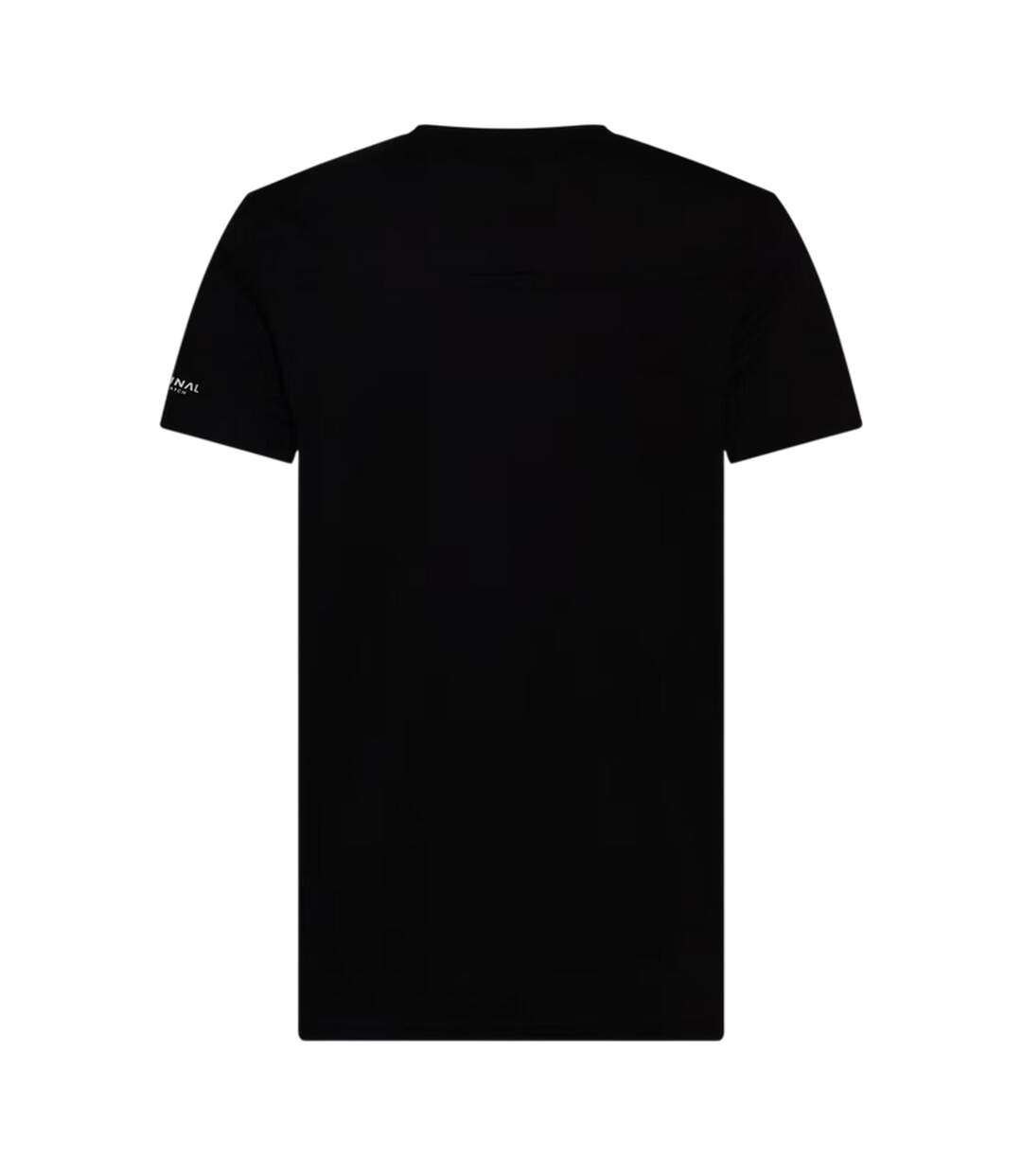 Mens Portville T-shirt Black Crosshatch-3