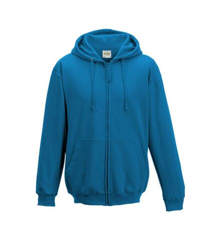 Awdis Plain Mens Hooded Sweatshirt / Hoodie / Zoodie (Sapphire Blue) - UTRW180
